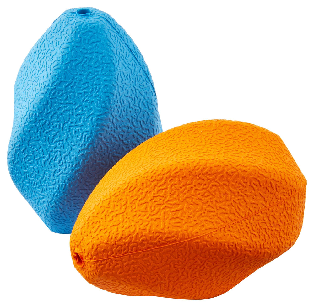 Amazon Basics Juguete dispensador de golosinas de goma natural para perros medianos, entretenimiento seguro.
