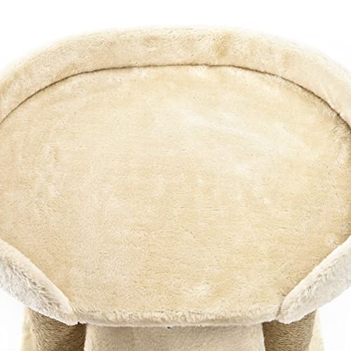 Amazon Basics limpieza sencilla del arbol-gatos gracias a tapizado resistente.