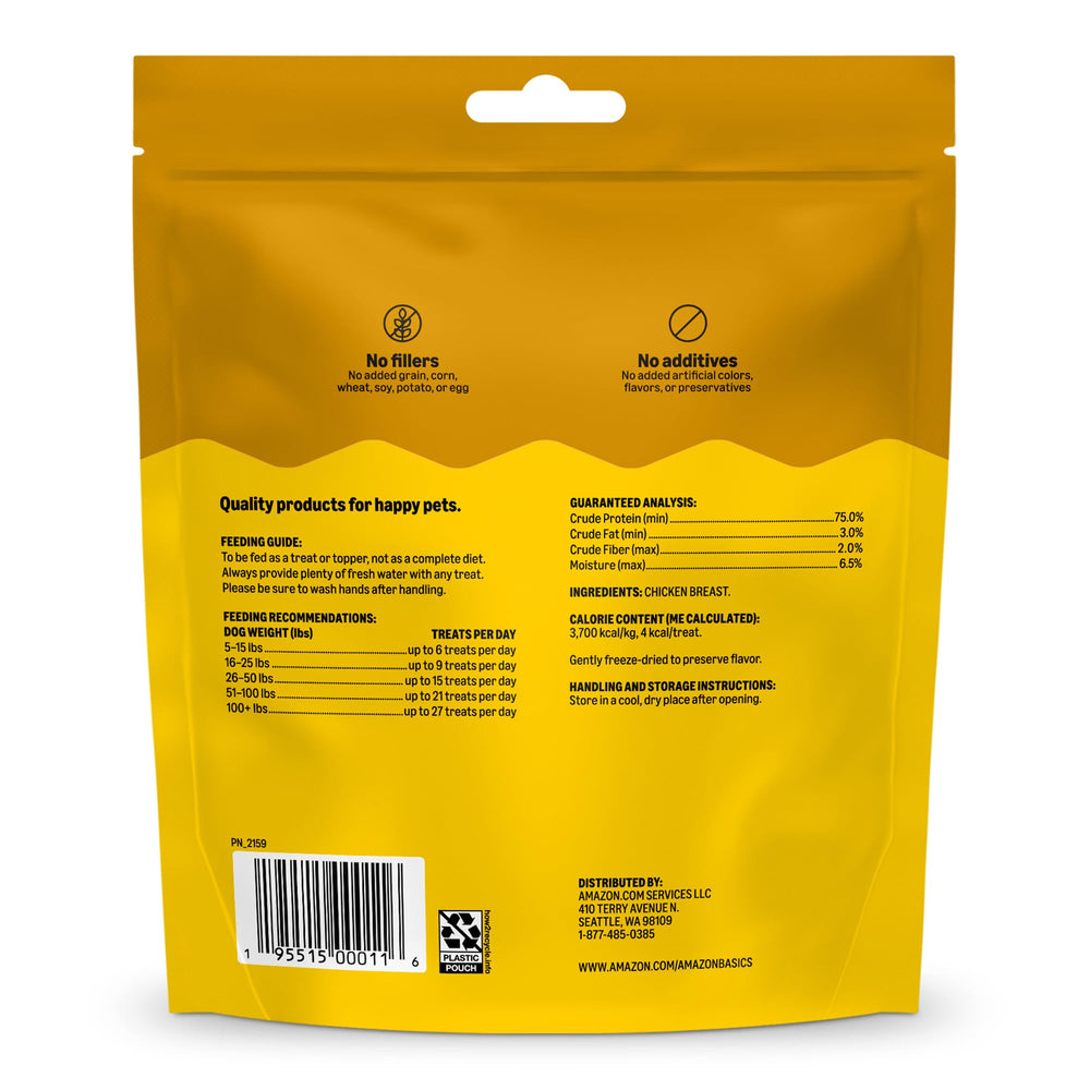Origen de calidad de Amazon Basics: pollo deshidratado en 3oz