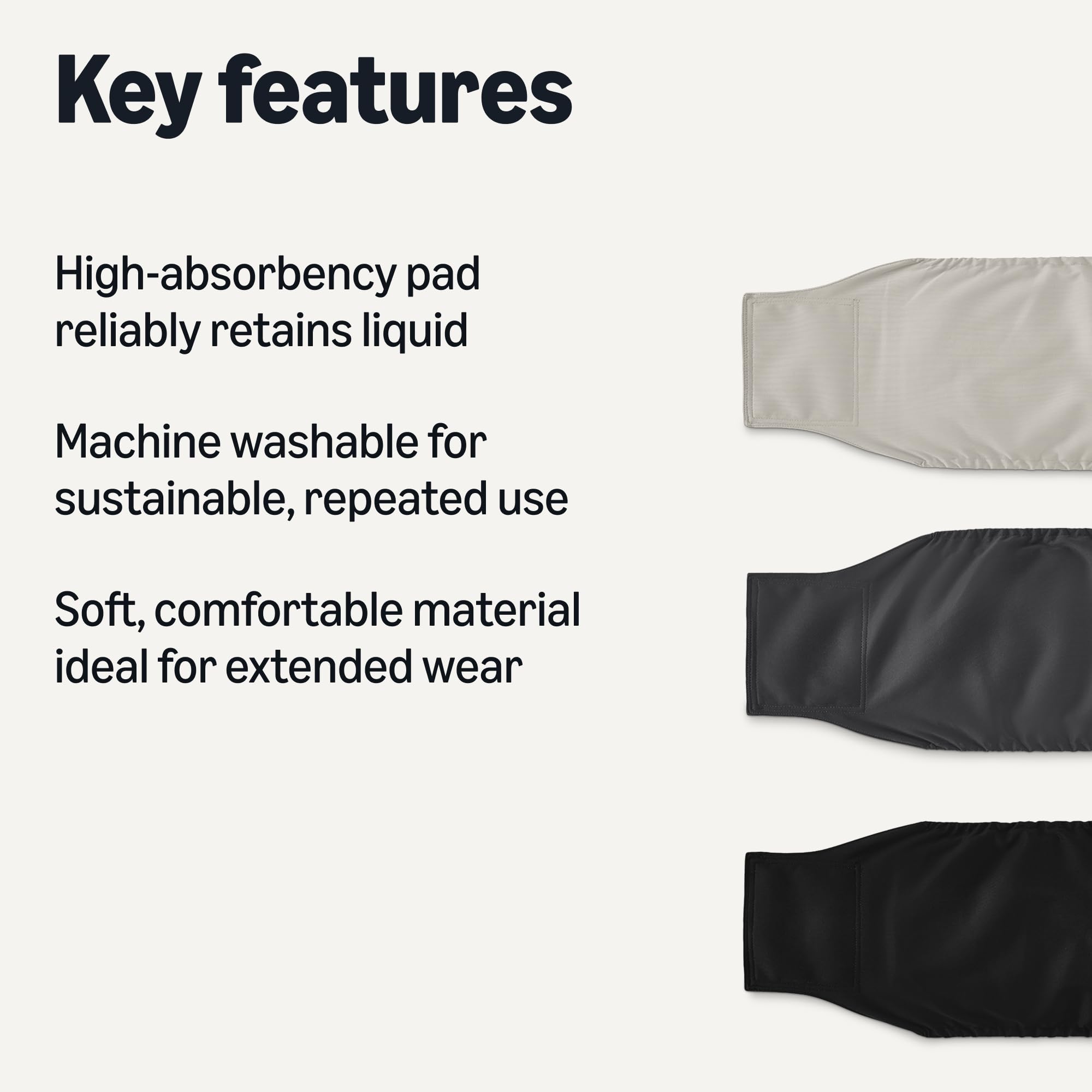 Amazon Basics: pañales lavables con absorbencia alta para noches tranquilas.