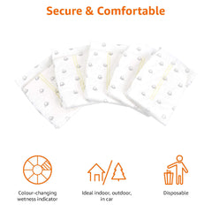 Capas transpirables en pañales Amazon Basics para perro macho, mayor comodidad.