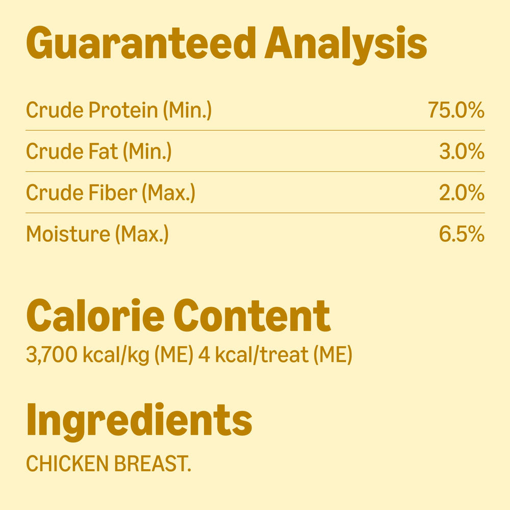 Premio para entrenamiento diario de perro con pollo deshidratado, Amazon Basics