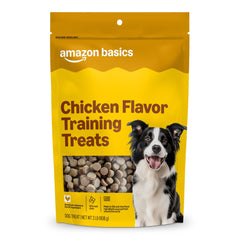 Amazon Basics premios de pollo para entrenamiento en bolsa de 2 libras.