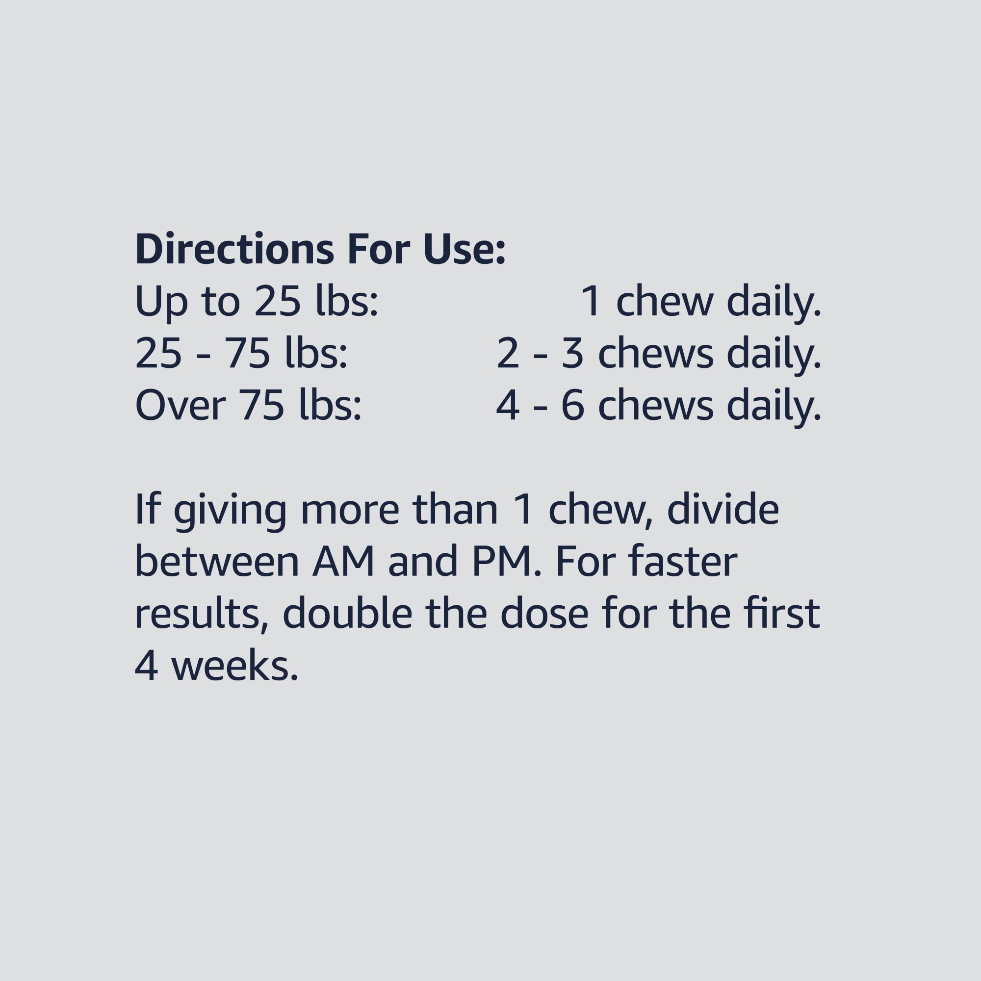 Amazon Basics Premium masticables con EPA y DHA para lubricación articular.