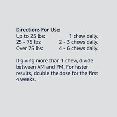 Amazon Basics Premium masticables con EPA y DHA para lubricación articular.