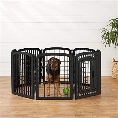 Amazon Basics puerta con bisagras para acceso cómodo.