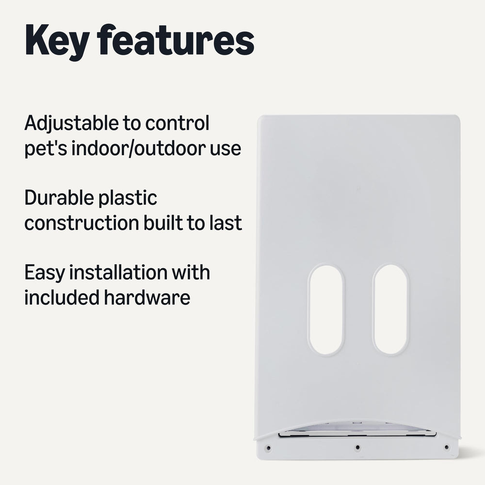 Amazon Basics puerta de plástico duradera para uso diario