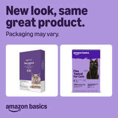 Amazon Basics pulgas eliminadas en 12 horas: alivio rápido para tu gato.
