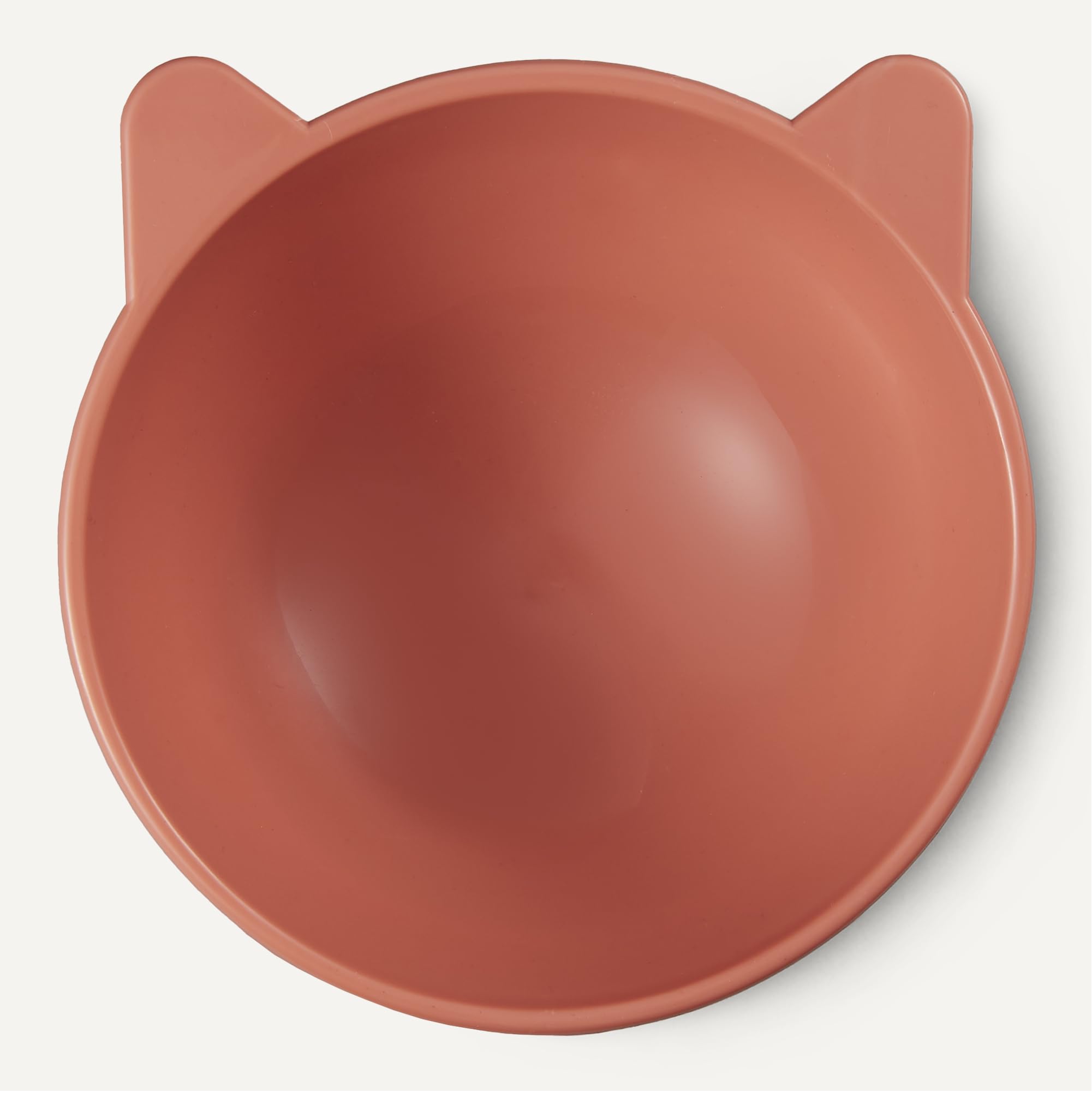 Amazon Basics tazones para gatos base estable con orejas decorativas.