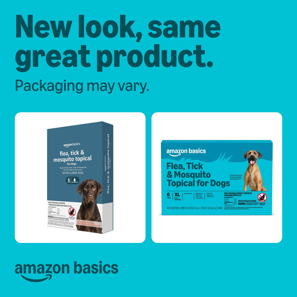 Amazon Basics tópico para perro XL, aplicación en pelo del animal.