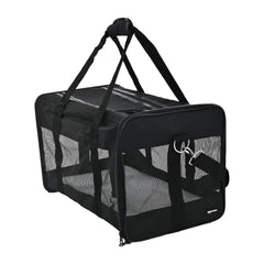 Amazon Basics transportín suave con malla ventilada para viajar con mascotas