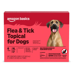 Amazon Basics tratamiento garrapatas perros extra grande, aplicación segura y eficaz.