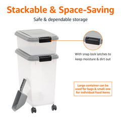 Amazon Basics cuchara de 2 tazas para porciones rápidas de comida.
