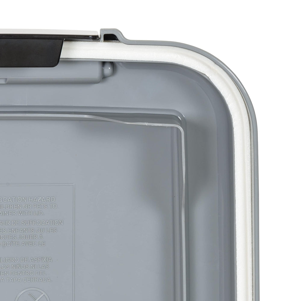 Dimensiones 33qt y 12qt para planificar la despensa de mascotas.