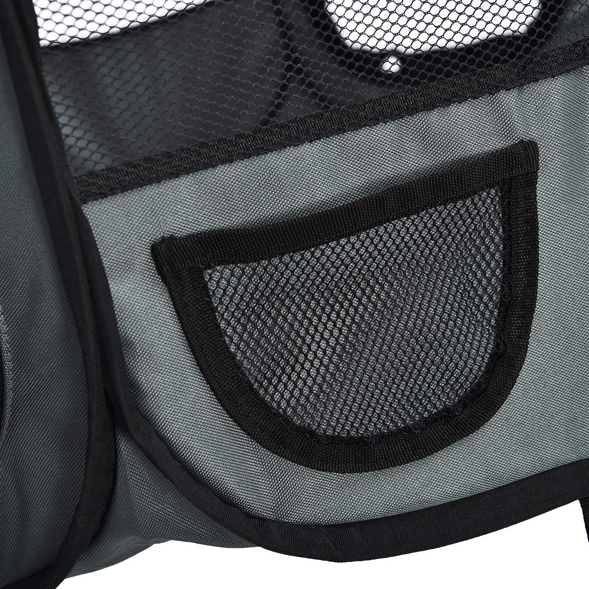 Amazon Basics corral octogonal con paneles de lona Oxford y malla