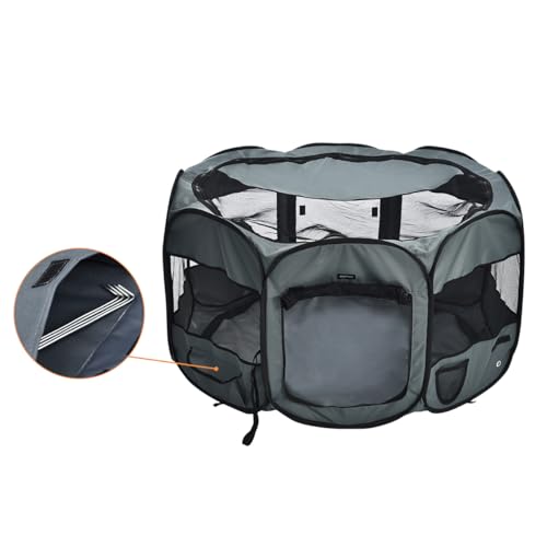 Amazon Basics corral para perro, plegable y portátil para viajes