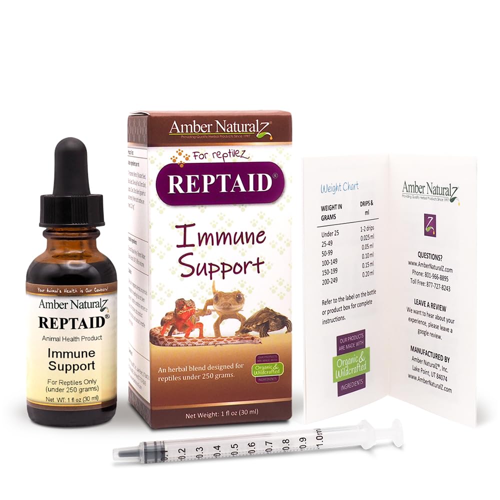 AMBER NATURALZ Reptaid, envase-vidrio: almacenamiento seguro para la solución.