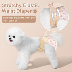 Pañales Ambreview para perros en celo con absorción rápida.