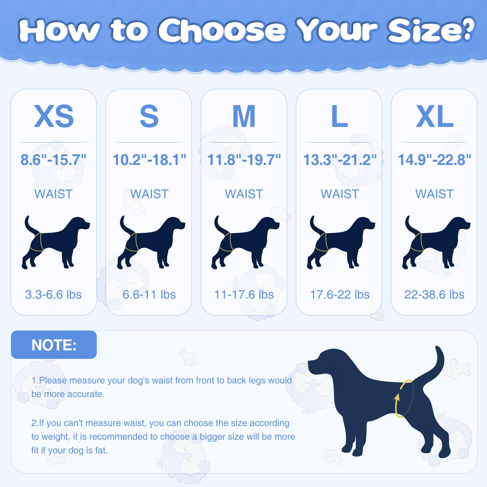 Ambreview pañales para perro femenino suave y absorbente para mayor sequedad nocturna