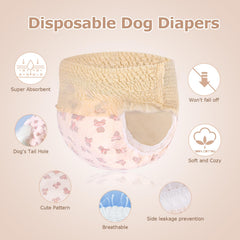 Pañales Ambreview XS, 30 unidades para perrita pequeña.