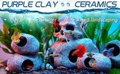 Ameliade cueva para acuario, ofrece espacios de cría y ocultamiento.