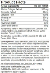 American BioSciences DGP: soporte articular para perros durante la actividad diaria