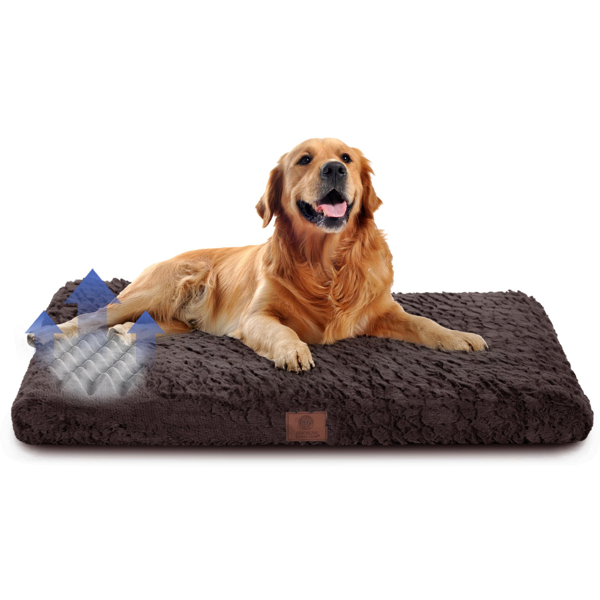 American Kennel Club: almohadilla ortopédica para jaula con soporte para articulaciones.