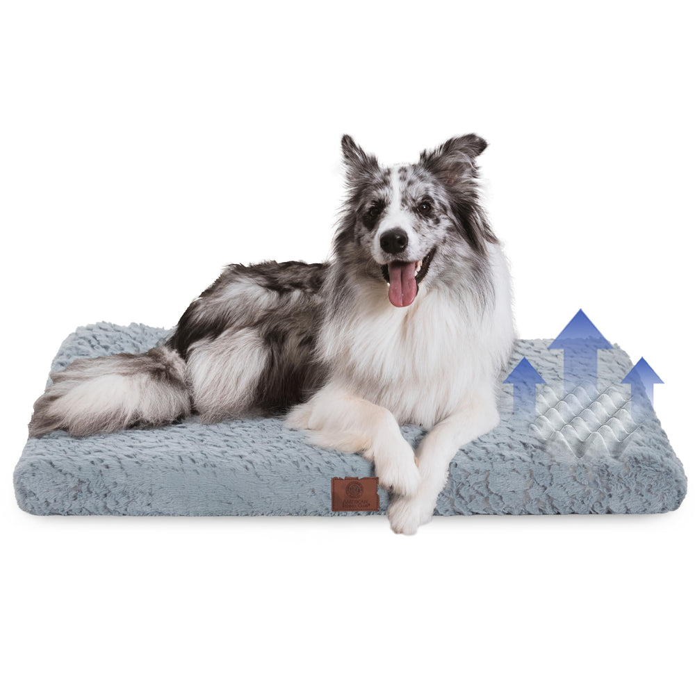 American Kennel Club: almohadón ortopédico para perros con espuma viscoelástica para confort mejorado.