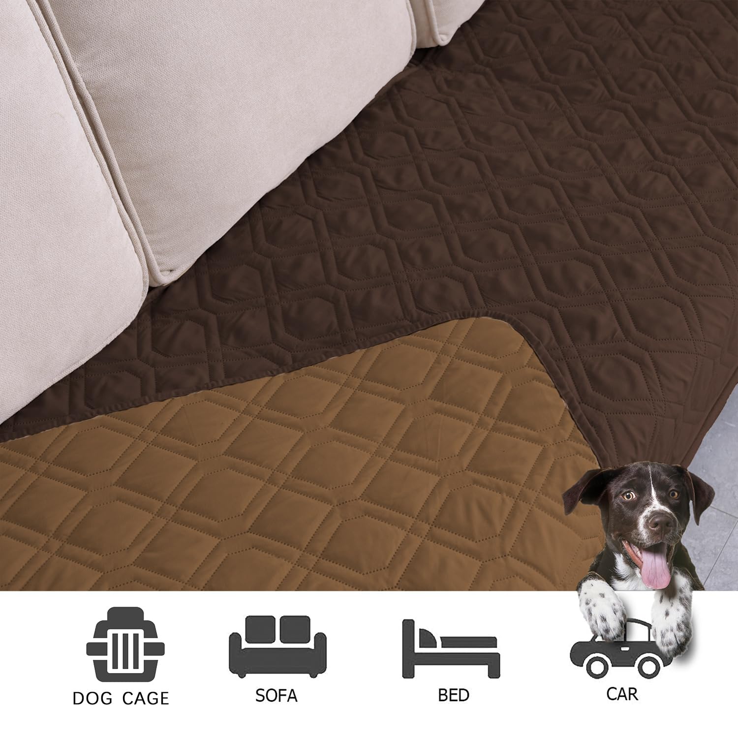 Ameritex capa impermeable interior de TPU mantiene el mueble seco ante incidentes