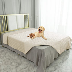 Ameritex cobertor impermeable reversible, protege muebles ante manchas y derrames