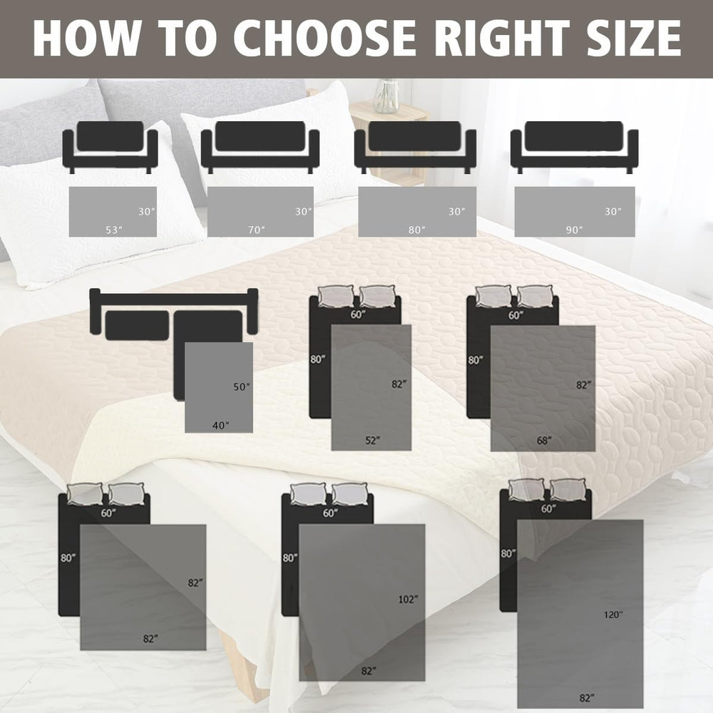 Ameritex cobertor para muebles impermeable, mantiene el área limpia y protegida.