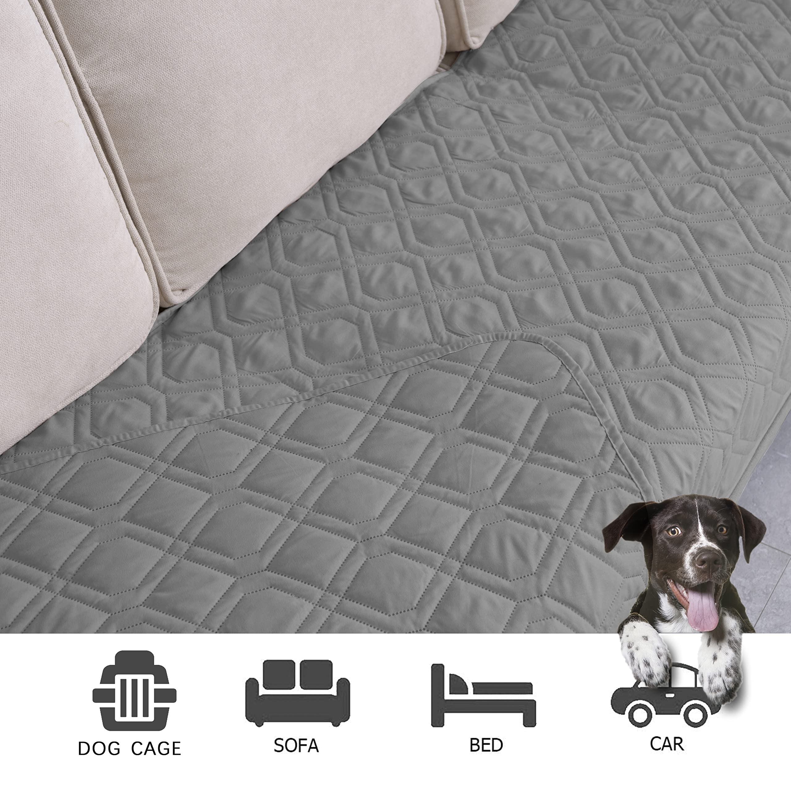 Ameritex couverture face douce en microfibre, confort pour l'animal.