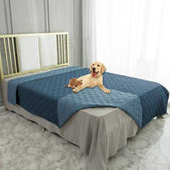 Ameritex funda impermeable para cama de perro protege muebles y facilita la limpieza.