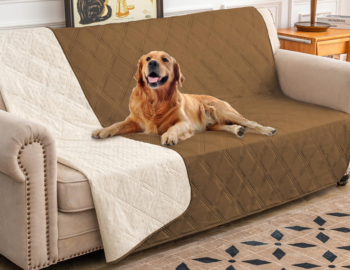 Ameritex funda impermeable para perro sobre sofá, protege ante líquidos y suciedad