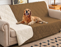 Ameritex funda impermeable para perro sobre sofá, protege ante líquidos y suciedad