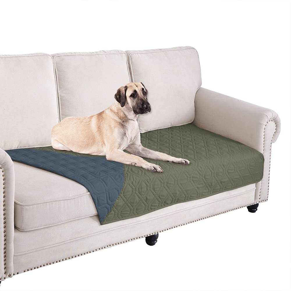 Funda impermeable Ameritex para perro en sofa, protege frente a derrames