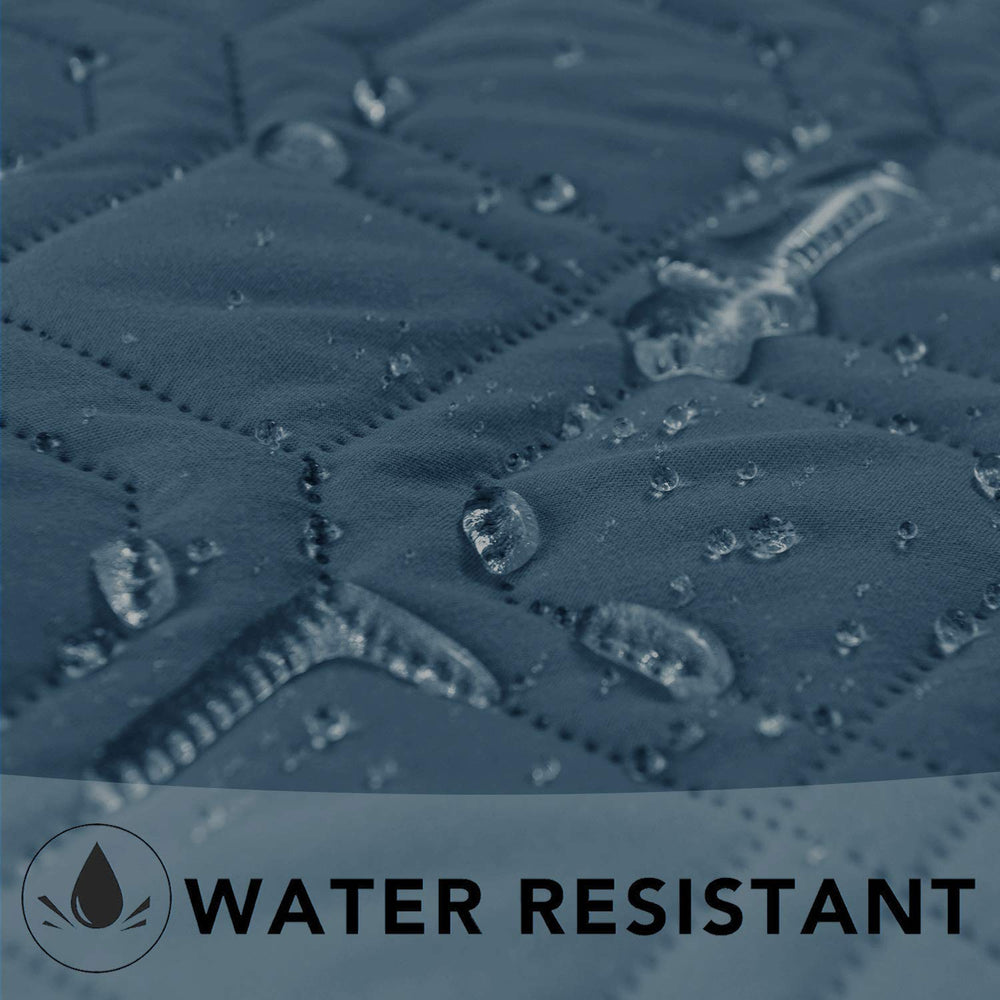 Ameritex funda impermeable reversible en cama, cambio de lado cómodo.