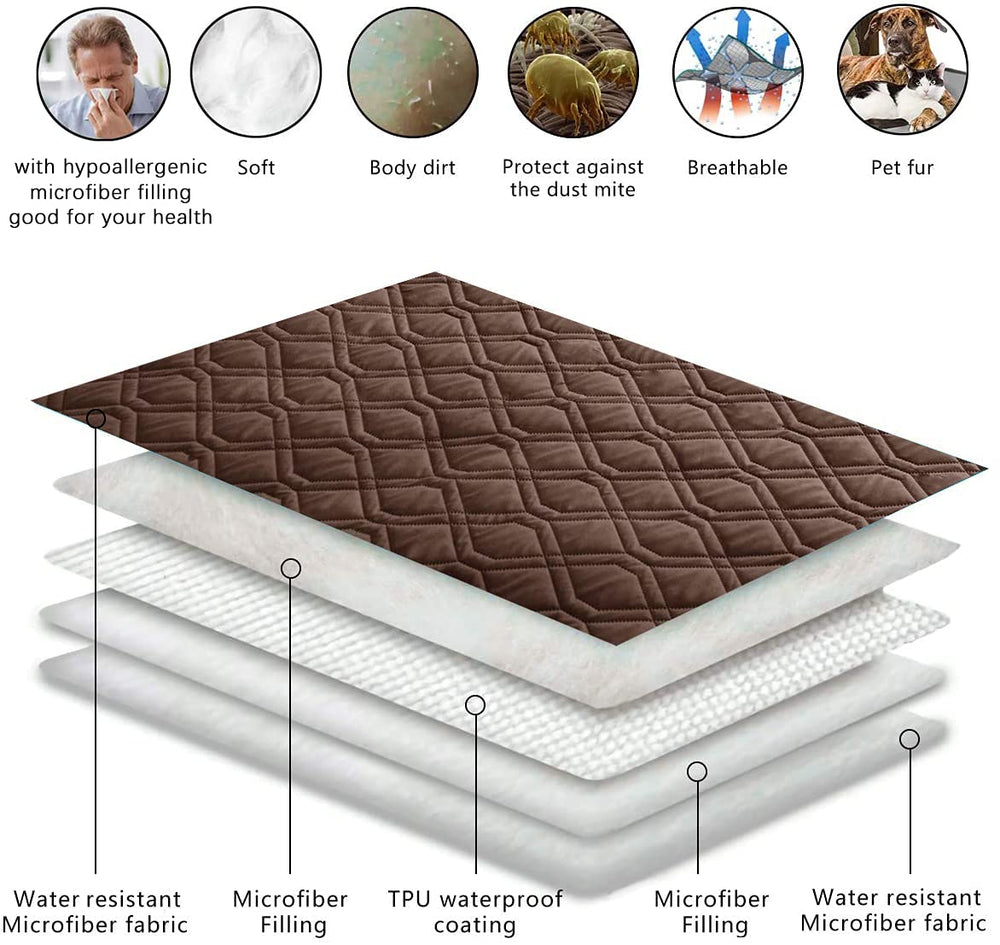 Ameritex funda lavable a máquina facilita la limpieza tras mascotas.