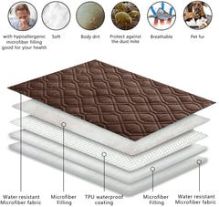 Ameritex funda lavable a máquina facilita la limpieza tras mascotas.