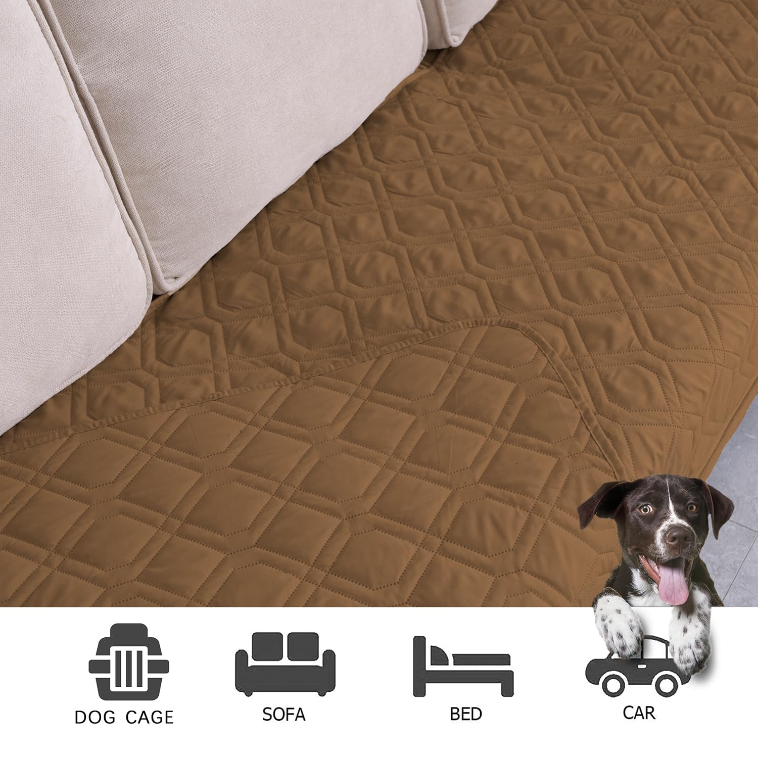 Funda impermeable Ameritex lavable a máquina para limpiar derrames.