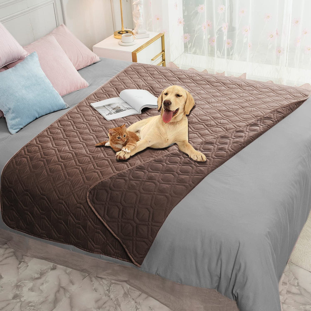 Ameritex manta impermeable reversible para sofá protege muebles de mascotas