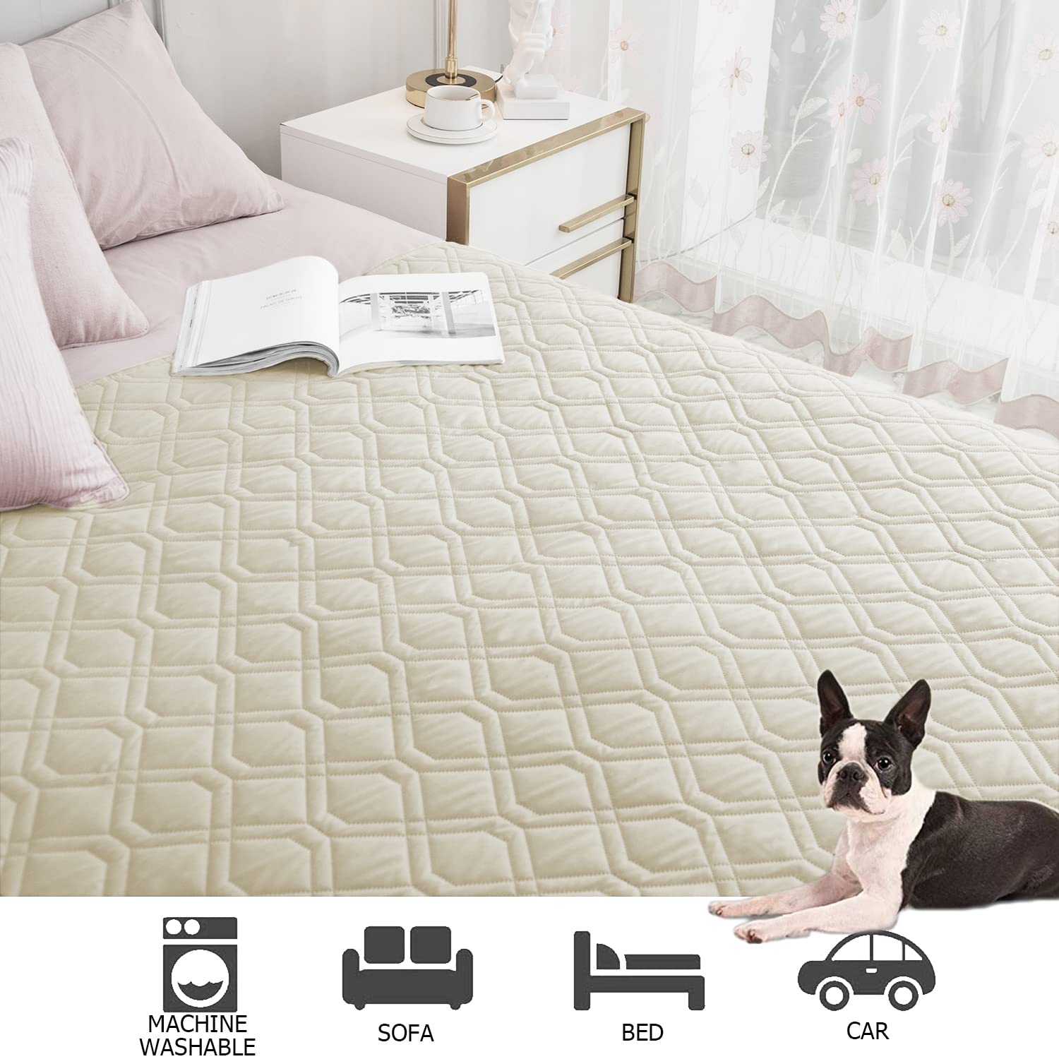 Ameritex manta lavable a máquina, fácil de limpiar