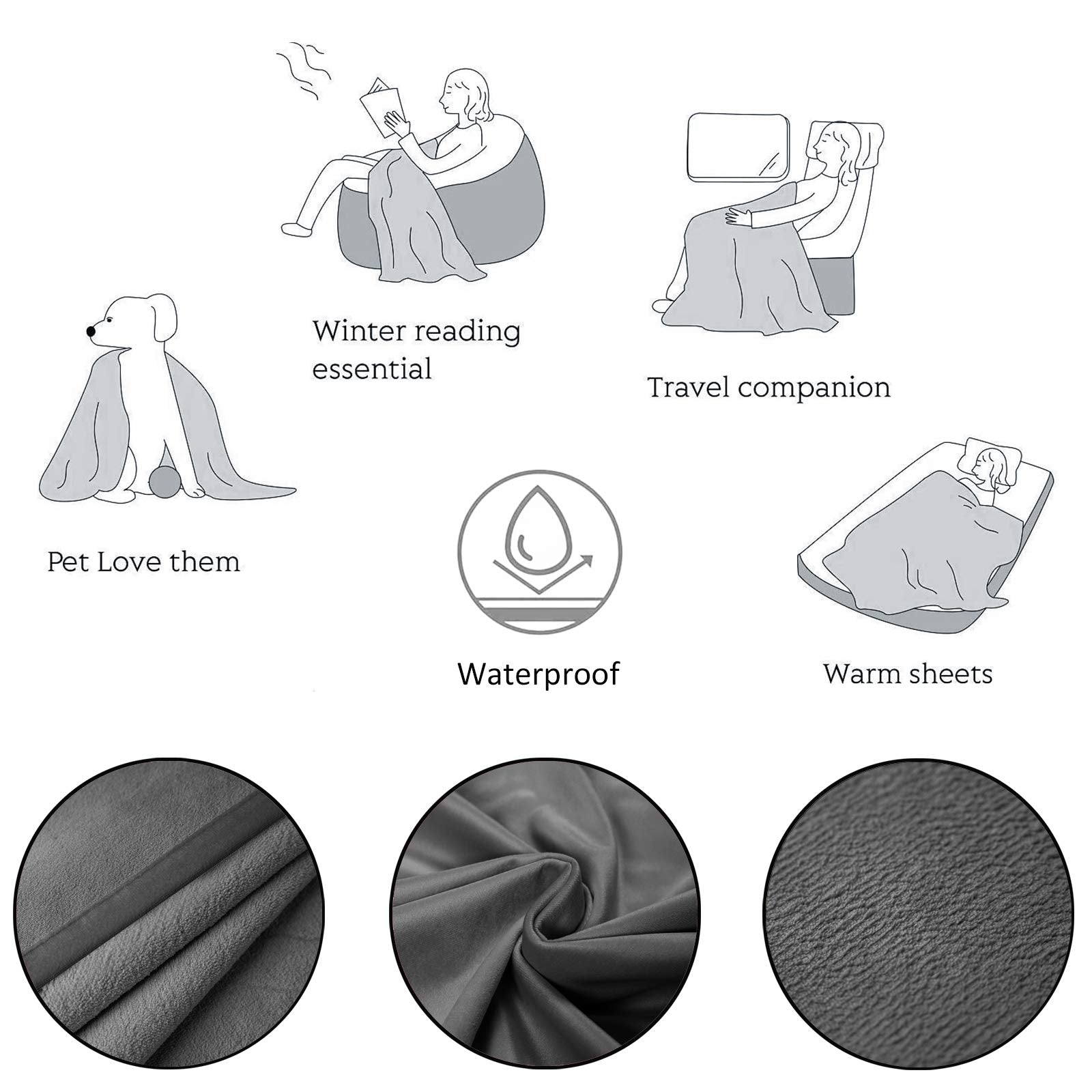 Ameritex manta protección de mueble, ideal para hogares con mascotas.
