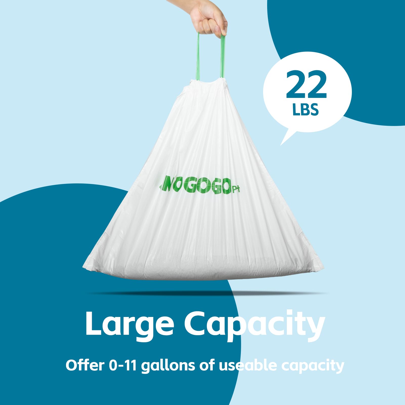 AMOGOGOPET bolsas para caja de arena resistentes al desgarro