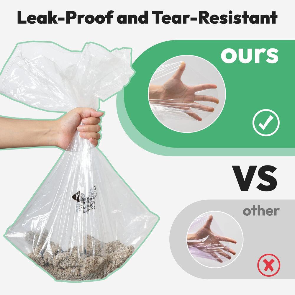 AMOGOGOPET bolsas con cierre sellado para evitar olores y manchas.