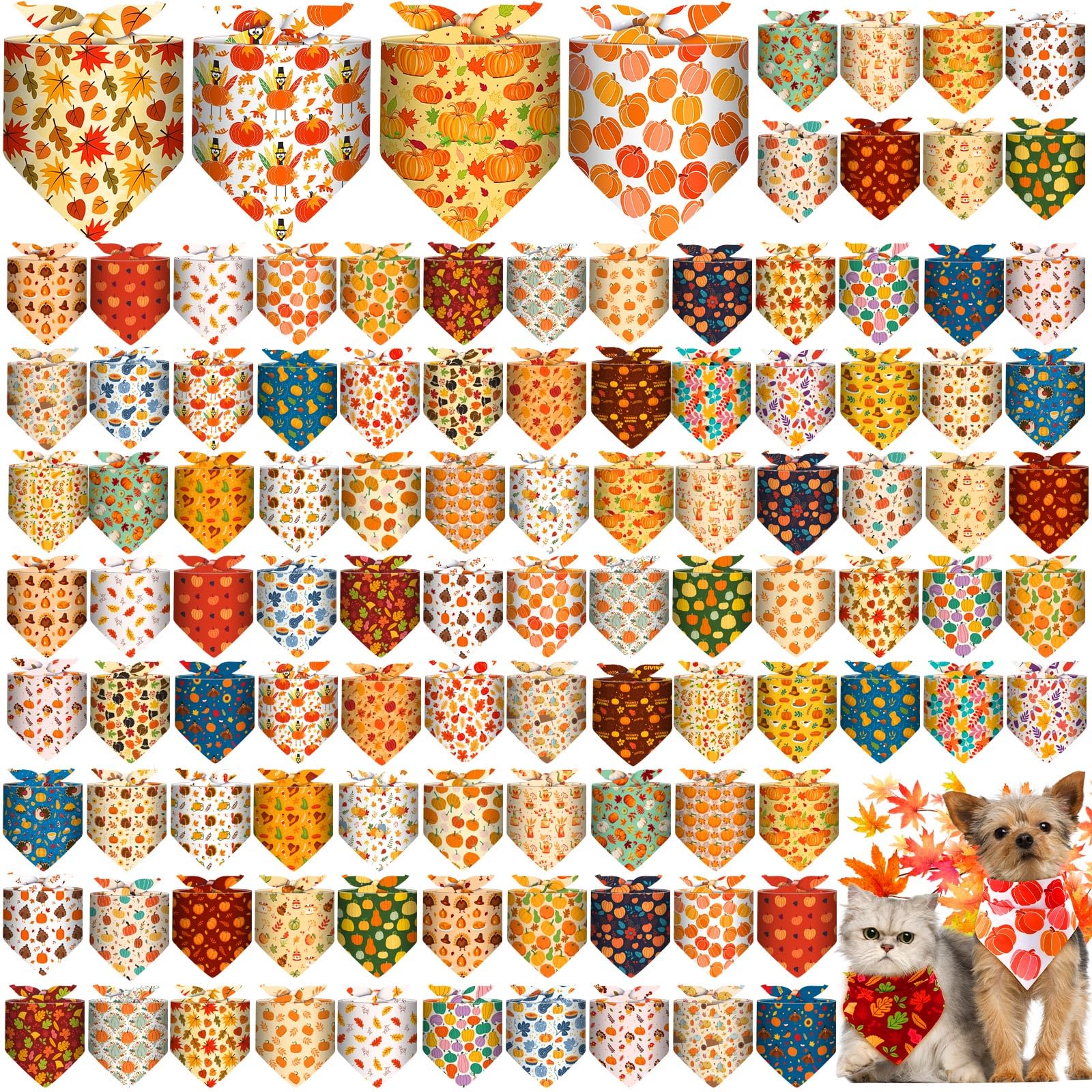 Bandana Amylove para perros con 120 diseños variados, ideal para paseos