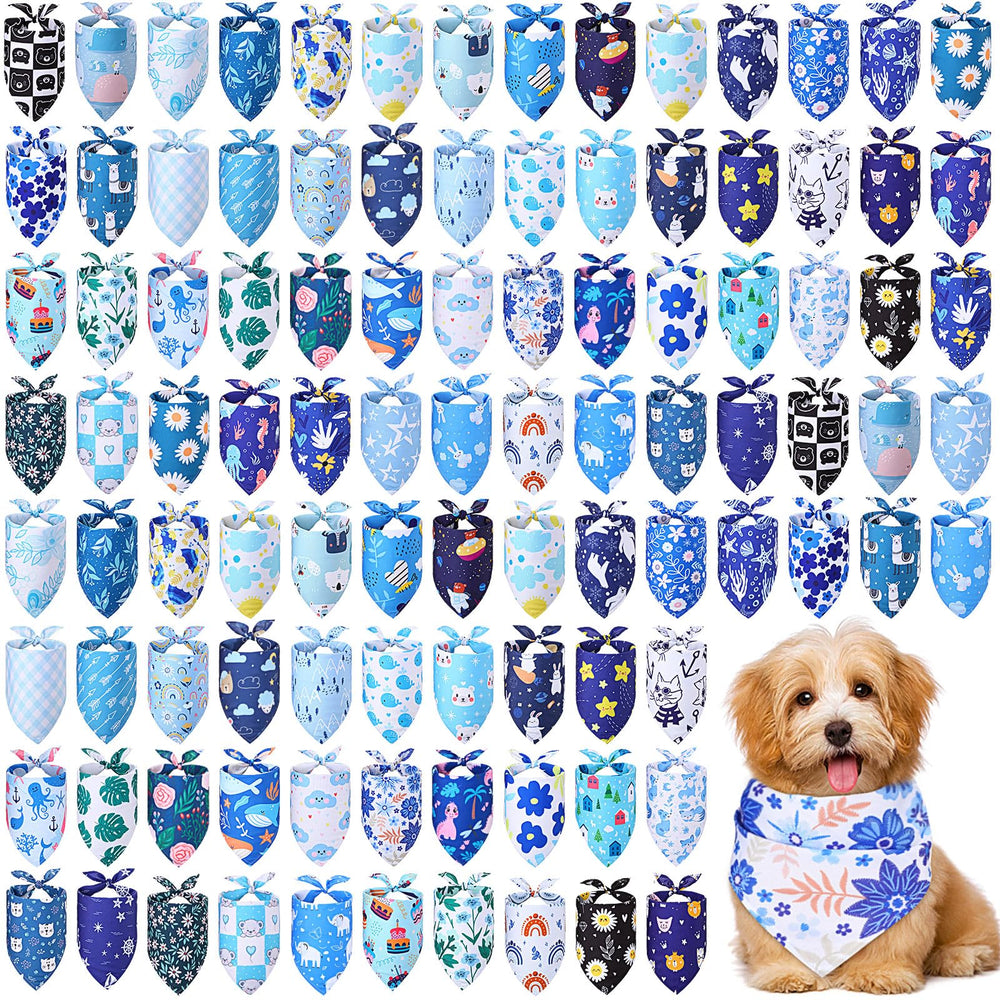 Pañuelos Amylove para perros, coloridos con patron, ideales para paseos.