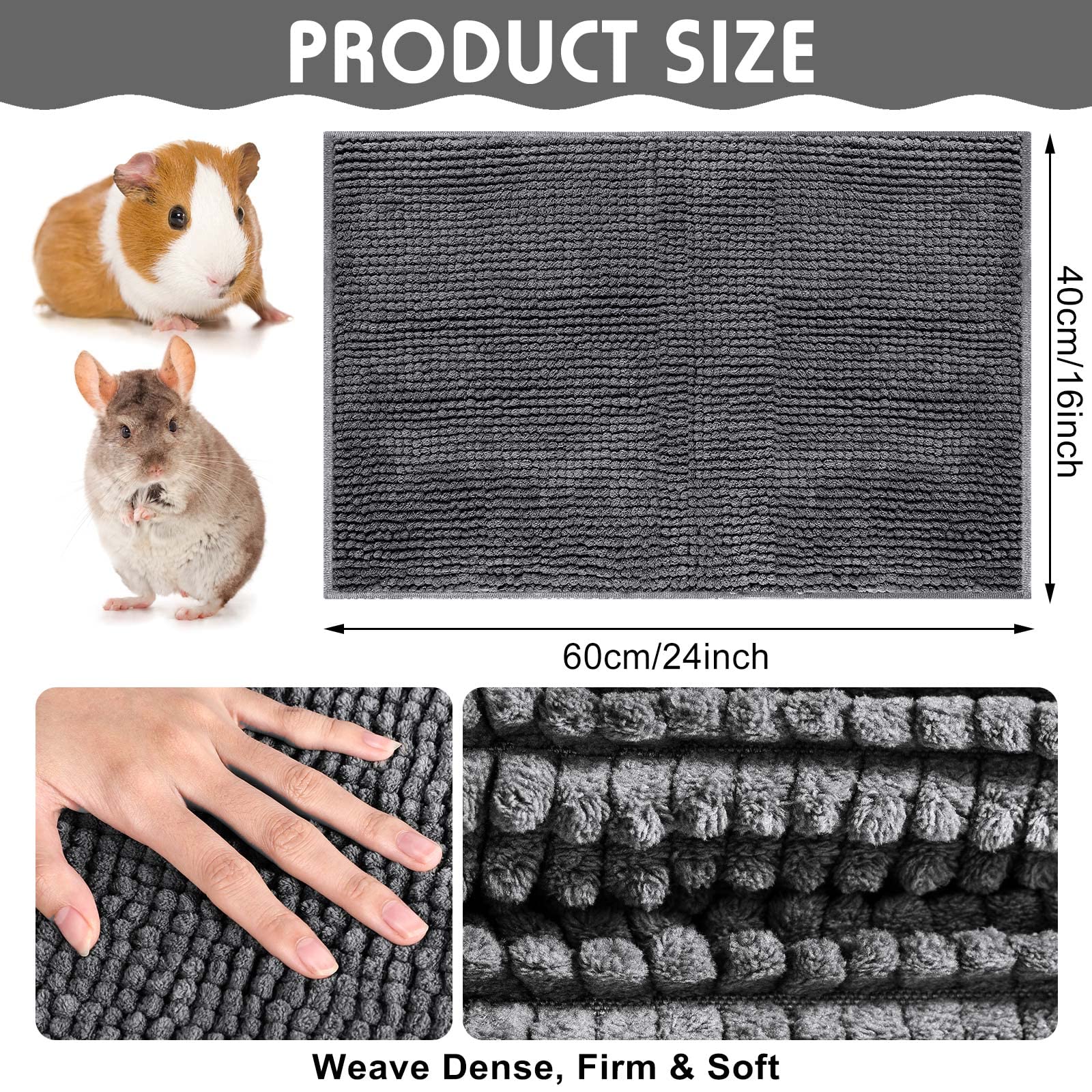 Amylove textura chenilla suave para comodidad de la mascota