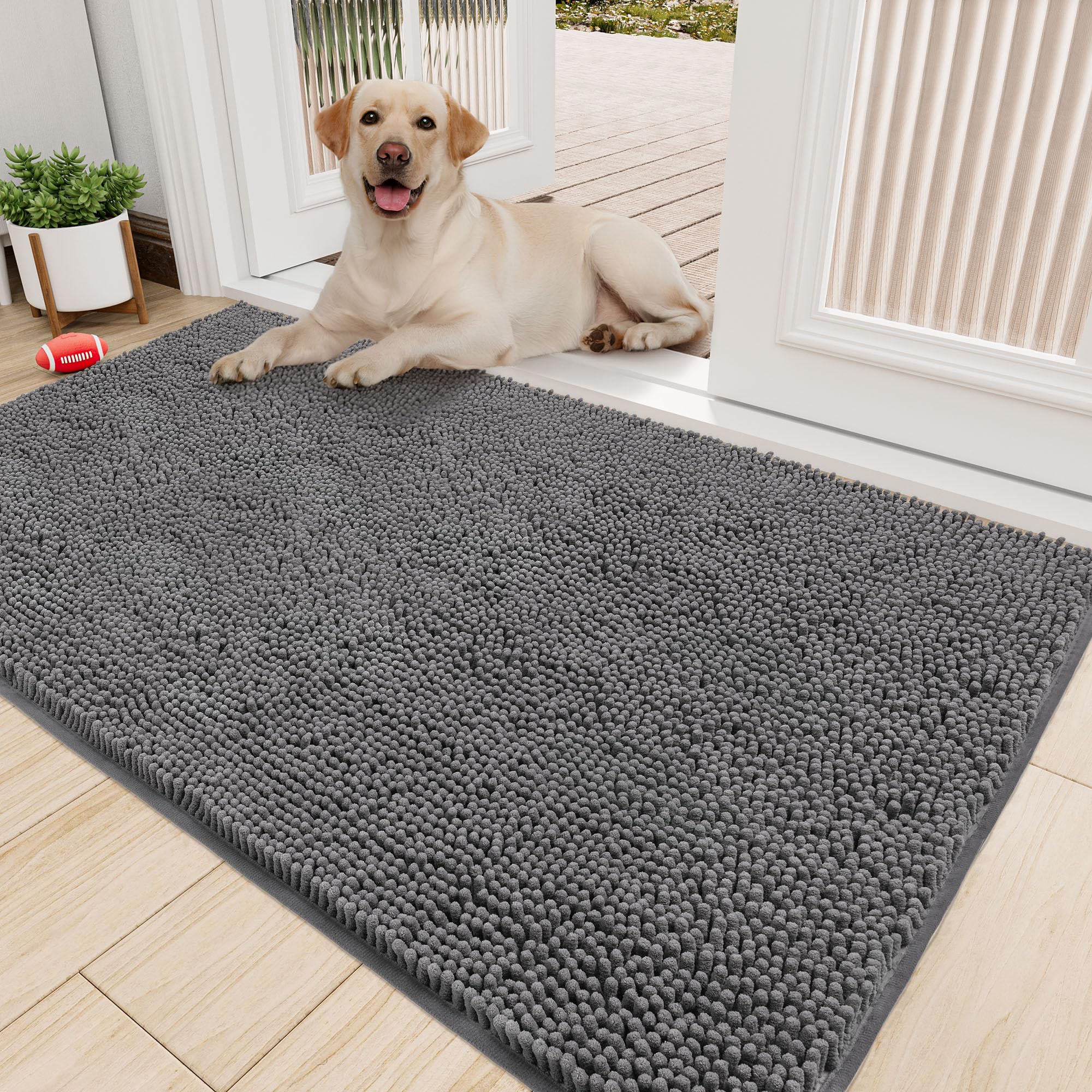 Alfombra Amyracel absorbe humedad en la entrada para suelos secos.