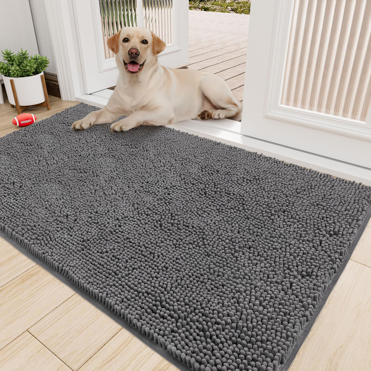 Alfombra Amyracel absorbe humedad en la entrada para suelos secos.
